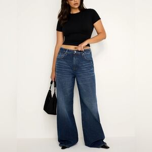 GOOD AMERICAN Indigo395 90s Weightless Jeans